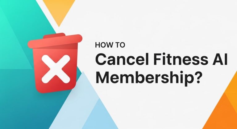 How to Cancel Fitness Ai Membership