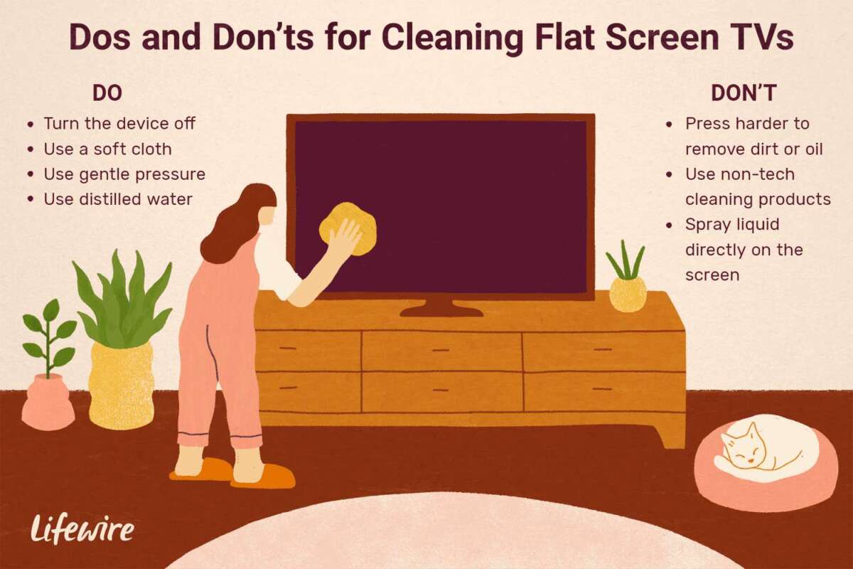 How To Clean Flat Screen Tv Monitor: Quick Safe Guide