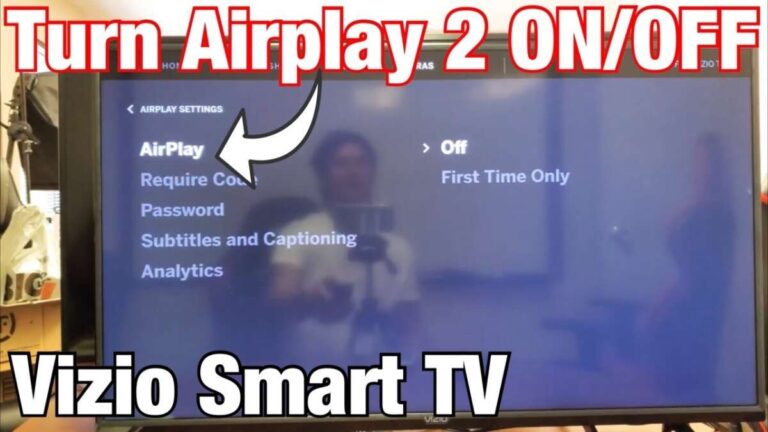 How To Turn AirPlay On Vizio TV