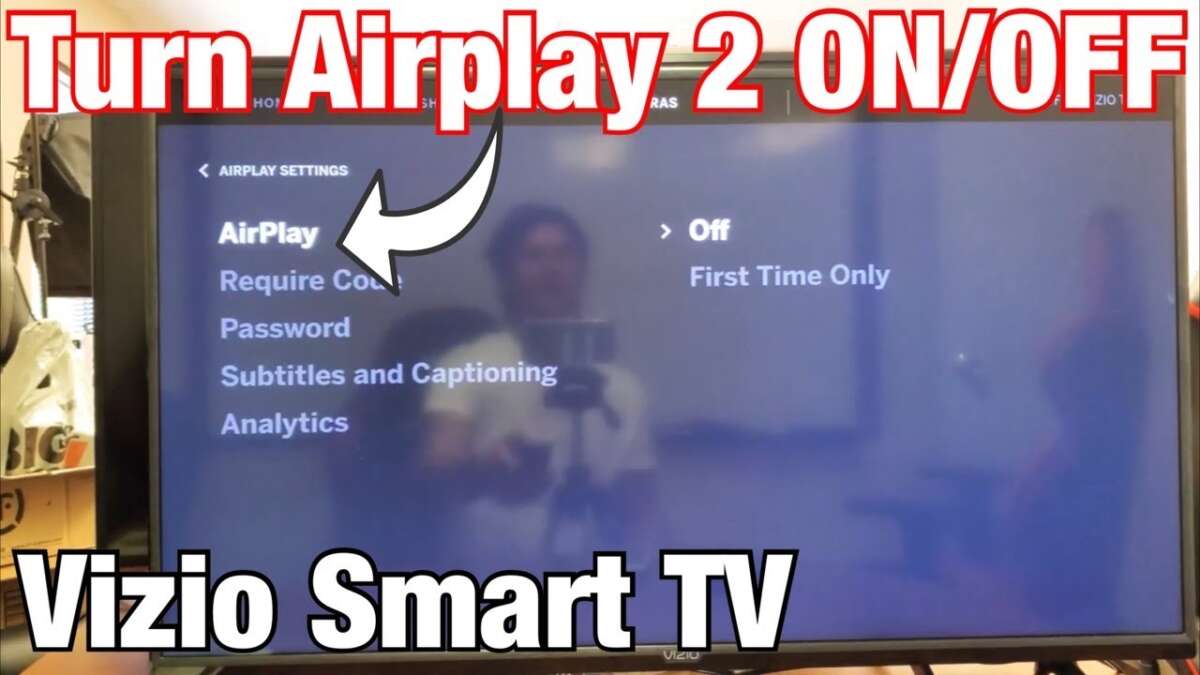 How To Turn AirPlay On Vizio TV