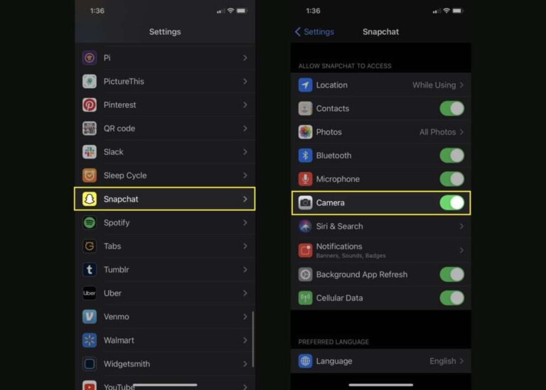 How To Allow Access To Camera On Snapchat
