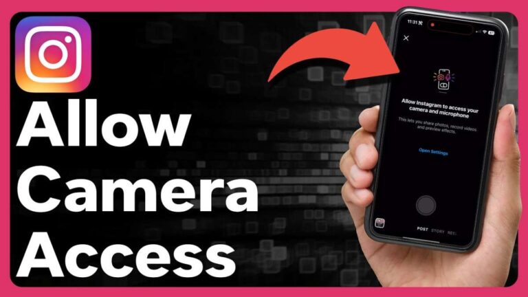 How To Allow Instagram To Access Camera & Mic