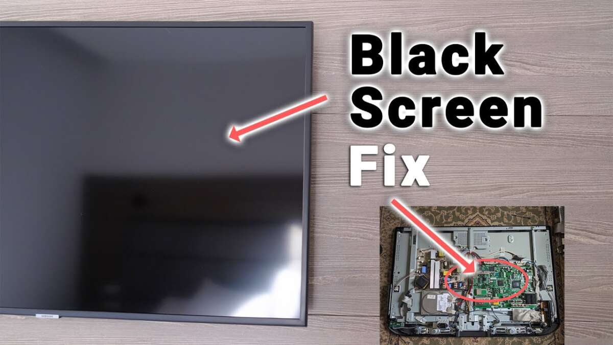 How To Fix Black Screen TV