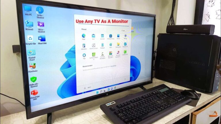 How To Use TV As Desktop Monitor