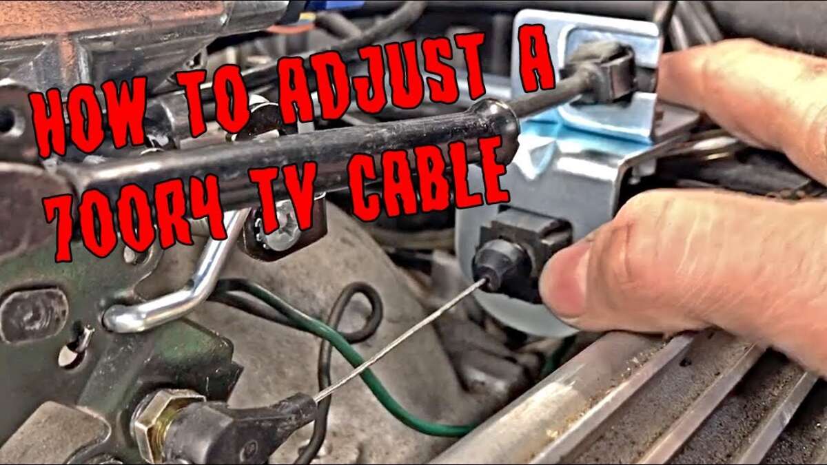 How To Adjust Tv Cable 700r4