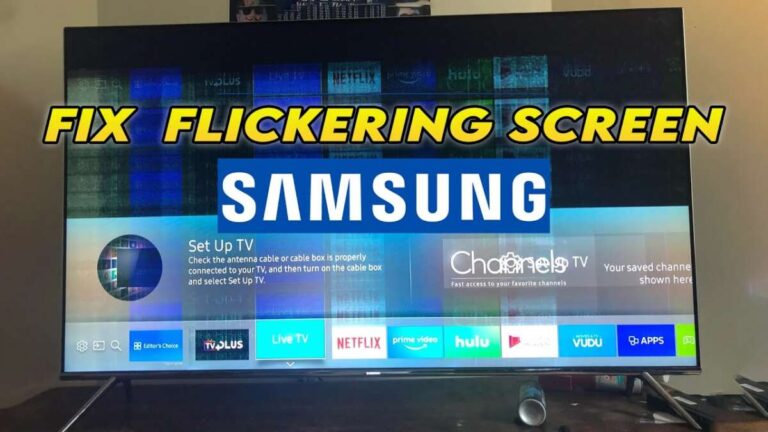 How To Fix Flickering TV Screen