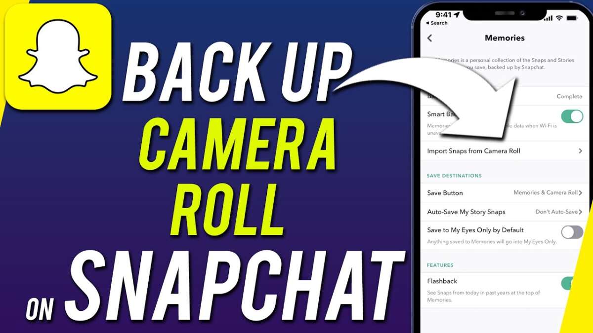 How To Backup Your Camera Roll On Snap