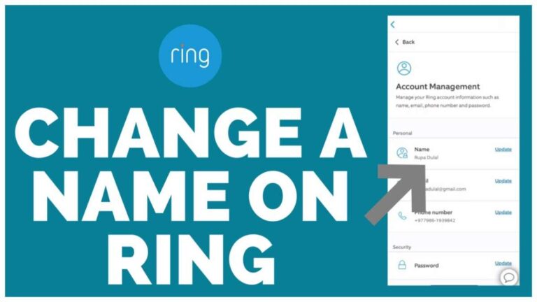 How To Change Ring Camera Name