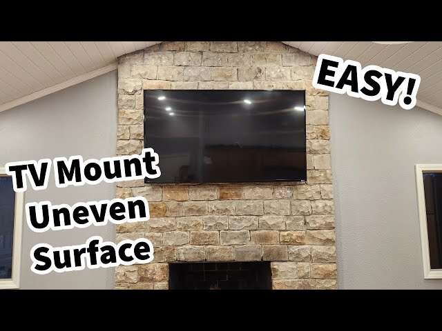 How To Mount A TV To A Rock Fireplace