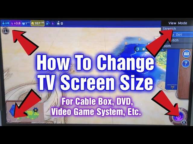 How To Change Screen Size On Tv