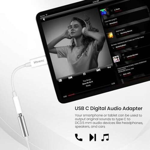 Htrenc USB C 3.5mm Headphone Adapter Review