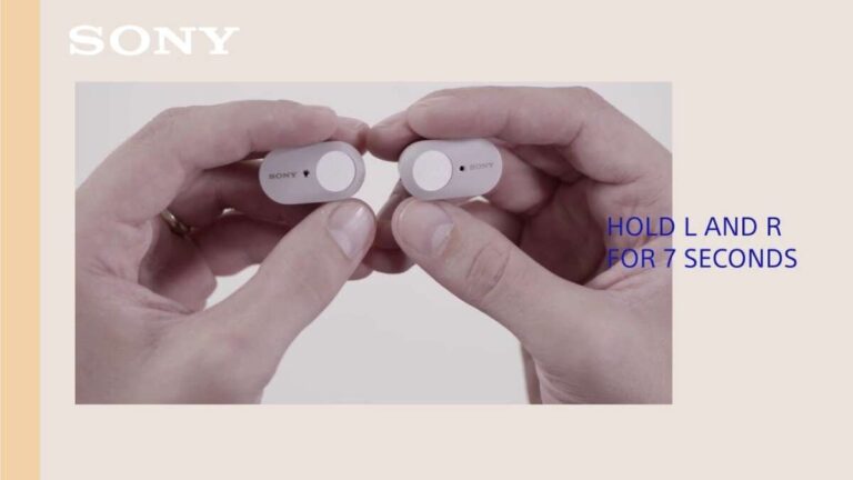 How To Put Sony Earbuds In Pairing Mode
