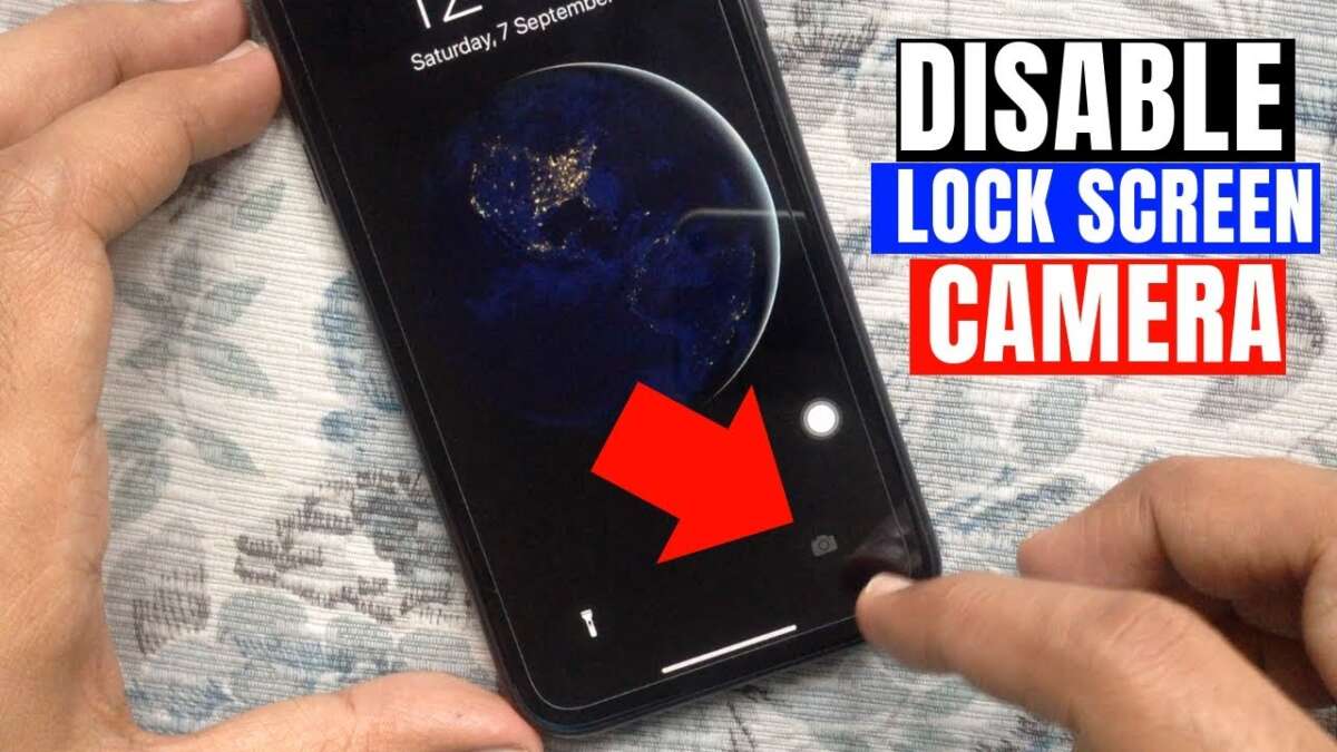 How To Disable Lock Screen Camera Iphone
