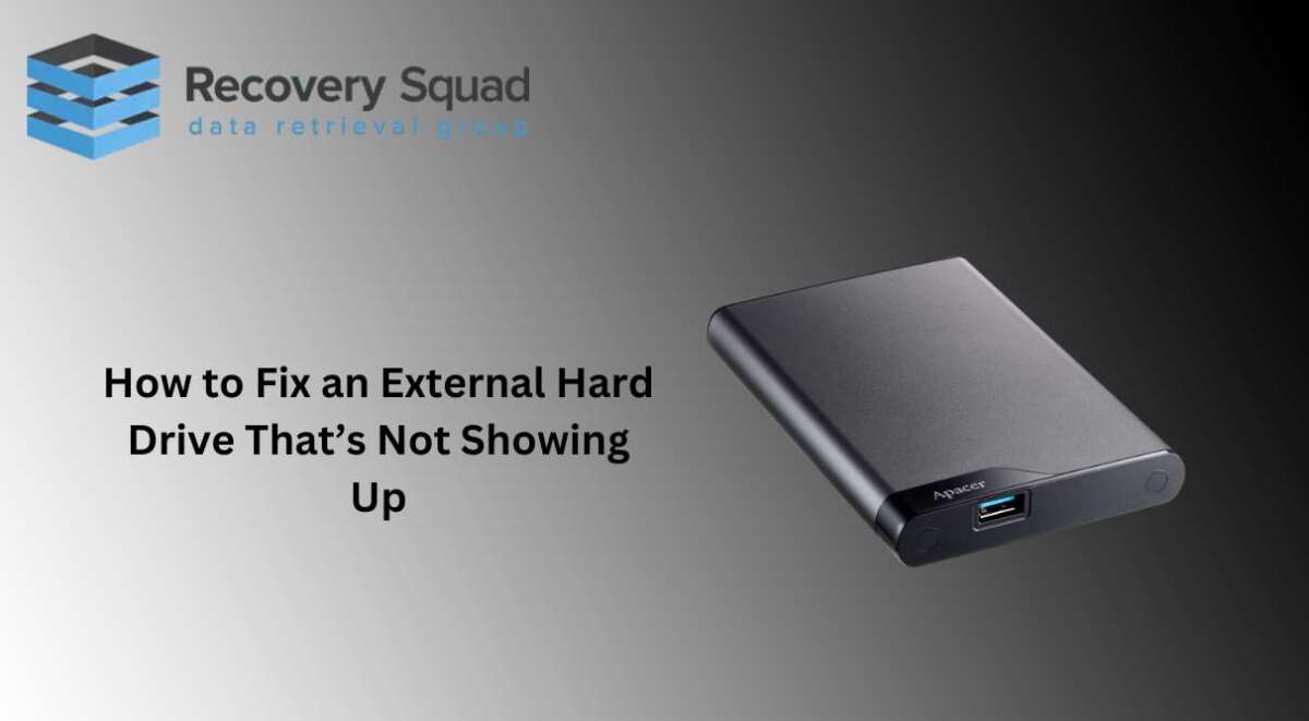 How To Fix External Ssd Not Recognized On Mac