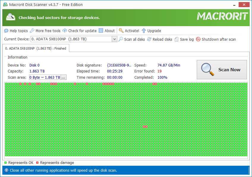 How To Test New Ssd For Bad Sectors