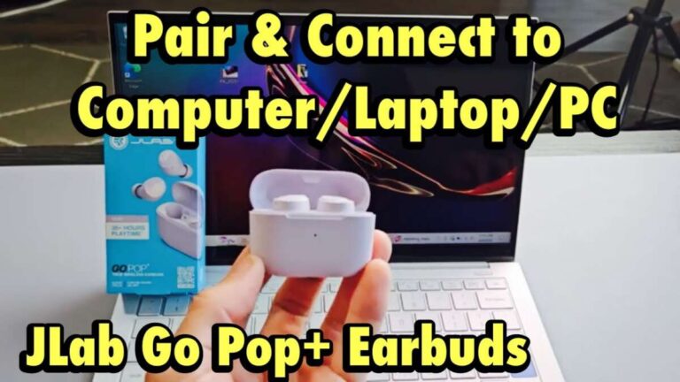 How To Connect Jlab Earbuds To Computer
