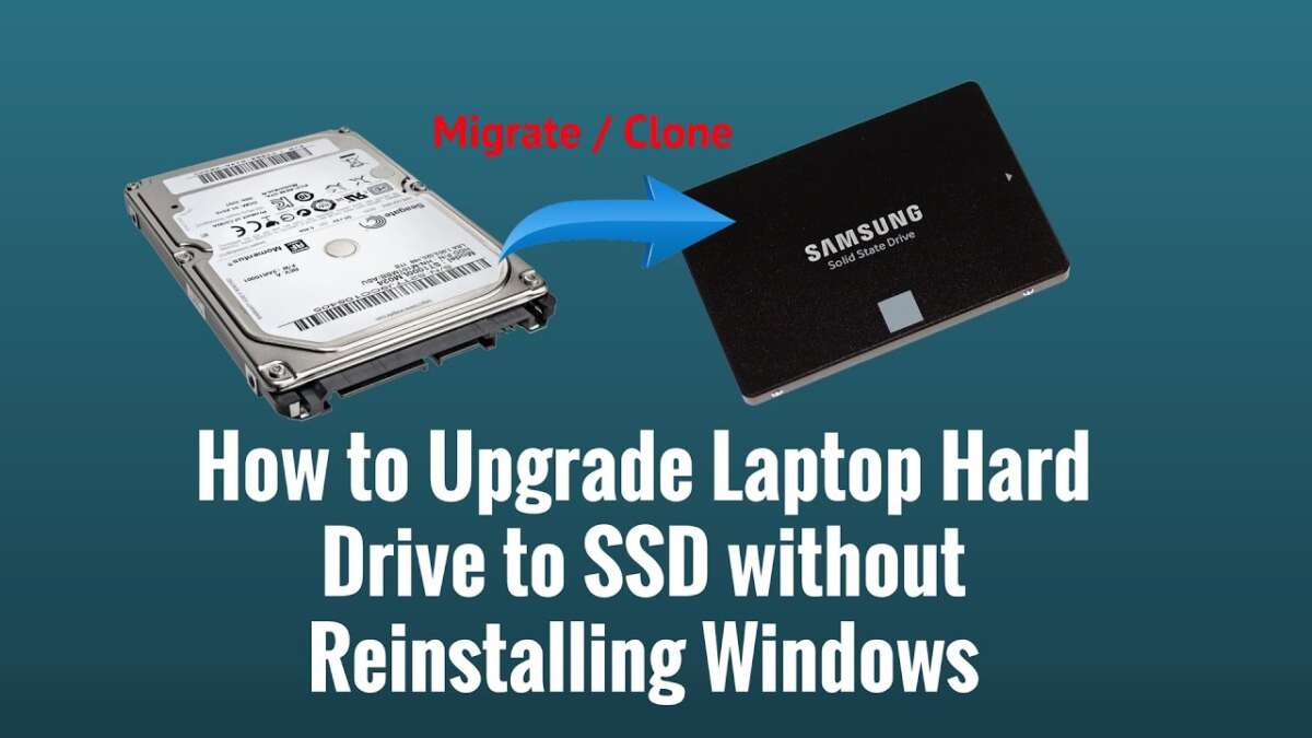 Upgrade Laptop HDD To SSD Without Reinstall Windows