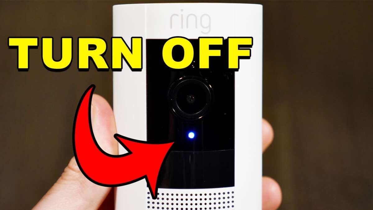 How To Turn Off Ring Camera