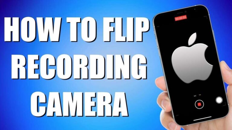 How To Flip Camera While Recording Iphone