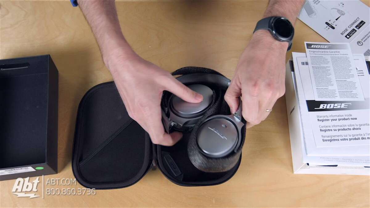 How To Fold Bose Headphones
