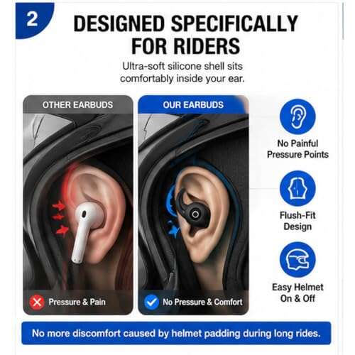 Best Earbuds For Riding Motorcycle With Helmet