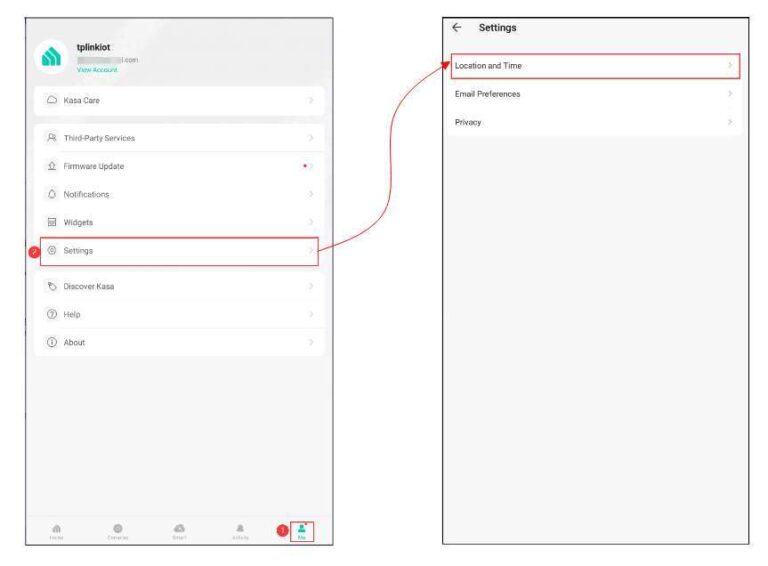 How To Change Time Zone For Kasa Camera