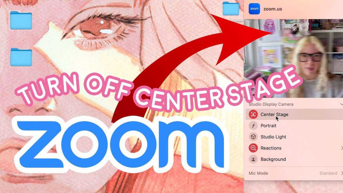How To Stop Zoom Camera From Following Me