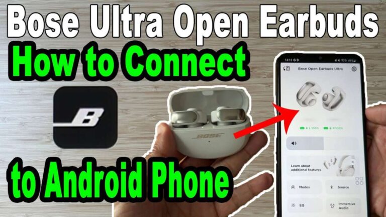 How To Connect Bose Open Earbuds