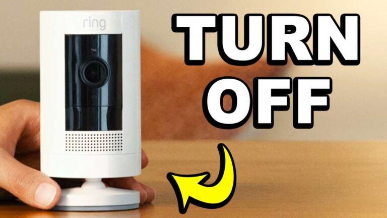 How To Disconnect Ring Camera From Account
