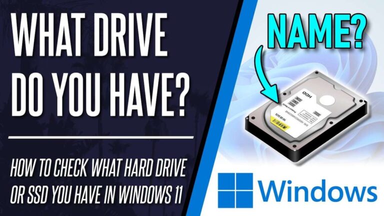 How To Check What Ssd I Have