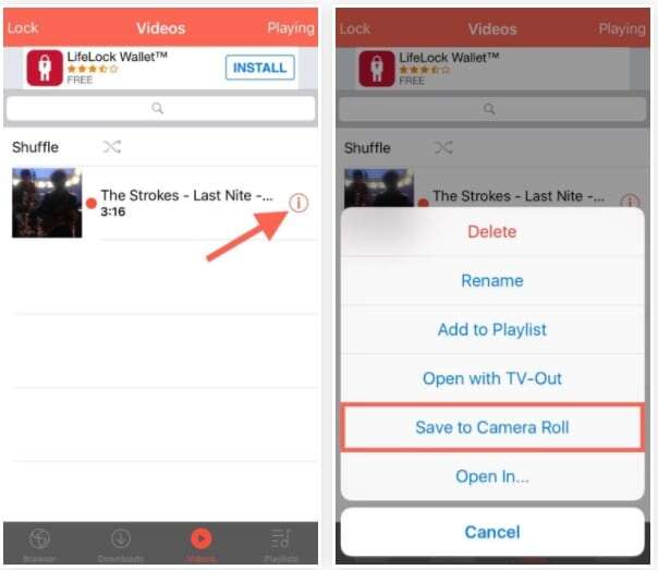 How To Save YouTube Clips To Camera Roll