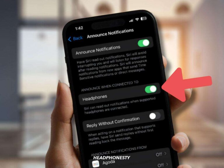 How To Turn Off Headphones Reading Messages