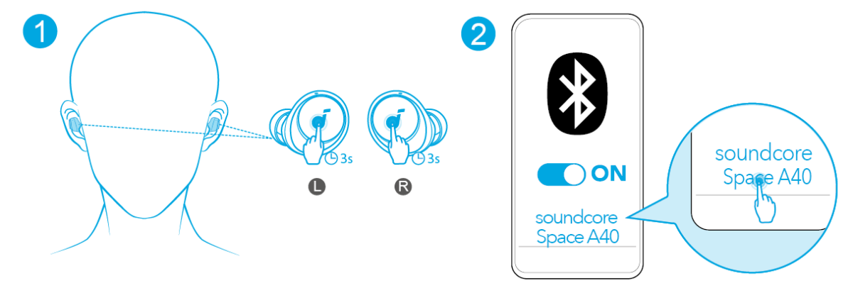 How To Pair Soundcore A40 Earbuds