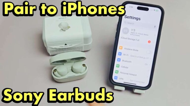 How To Sync Sony Earbuds