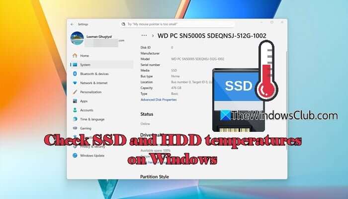 How To Check SSD Temperature