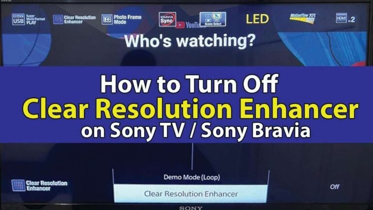 How To Turn Off Demo Mode In Sony TV